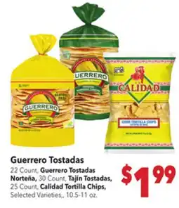 Vallarta Supermarkets Guerrero Tostadas offer