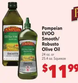 Vallarta Supermarkets Pompeian EVOO Smooth/Robusto Olive Oil offer
