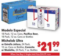 Vallarta Supermarkets Modelo Especial offer
