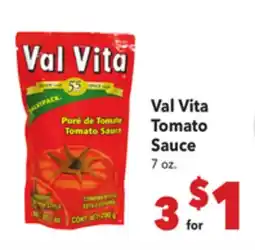Vallarta Supermarkets Val Vita Tomato Sauce offer