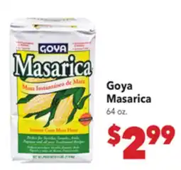 Vallarta Supermarkets Goya Masarica offer
