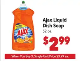Vallarta Supermarkets Ajax Liquid Dish Soap offer