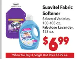Vallarta Supermarkets Suavitel Fabric Softener offer