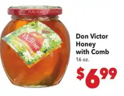 Vallarta Supermarkets Don Victor Honey with Comb offer