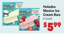 Vallarta Supermarkets Helados Mexico Ice Cream Bars offer