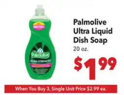 Vallarta Supermarkets Palmolive Ultra Liquid Dish Soap offer
