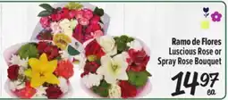El Super Ramo de Flores Luscious Rose / Spray Rose Bouquet offer