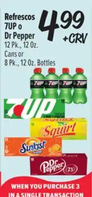 El Super Refrescos 7UP o Dr Pepper offer