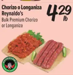 El Super Chorizo o Longaniza Reynaldo's offer