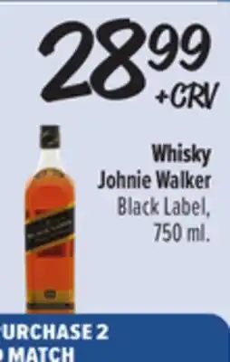 El Super Whisky Johnie Walker Black Label offer