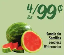 El Super Sandía sin Semillas / Seedless Watermelon offer