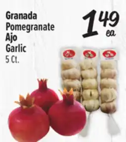 El Super Granada Pomegranate Ajo Garlic offer