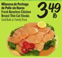 El Super Milanesa de Pechuga de Pollo sin Hueso offer