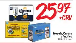 El Super Modelo, Corona o Pacifico offer