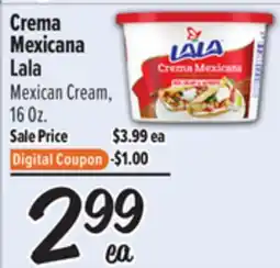 El Super Crema Mexicana Lala offer