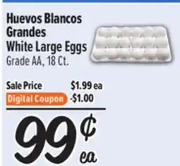El Super Huevos Blancos Grandes / White Large Eggs offer
