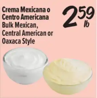 El Super Crema Mexicana o Centro Americana / Bulk Mexican,Central American or Oaxaca Style offer