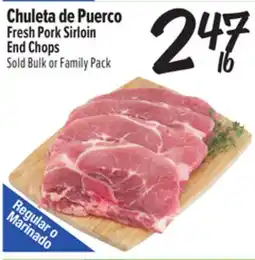 El Super Fresh Pork Sirloin End Chops offer