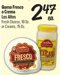 El Super Queso Fresco o Crema Los Altos offer