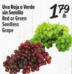 El Super Uva Roja o Verde sin Semilla / Red or Green Seedless Grape offer