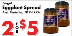 Valley Marketplace Zergut Eggplant Spread offer