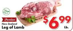 Valley Marketplace Leg of Lamb offer