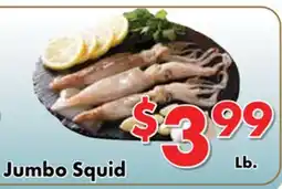 Valley Marketplace Jumbo Squid offer