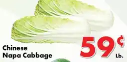 Valley Marketplace Chinese Napa Cabbage offer
