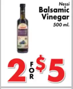 Valley Marketplace Nessi Balsamic Vinegar offer