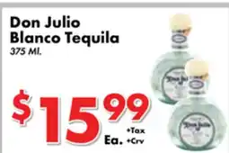 Valley Marketplace Don Julio Blanco Tequila offer