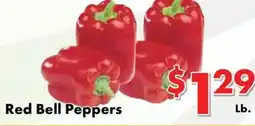 Valley Marketplace Red Bell Peppers offer