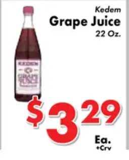 Valley Marketplace Kedem Grape Juice offer
