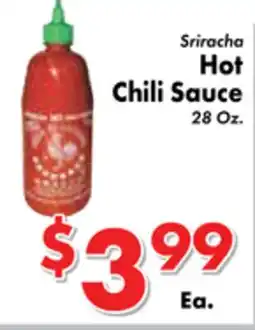 Valley Marketplace Sriracha Hot Chili Sauce offer
