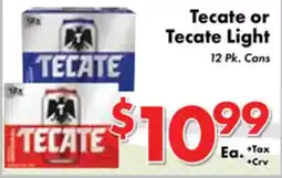 Valley Marketplace Tecate or Tecate Light offer