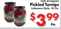 Valley Marketplace Indo-European Pickled Turnips offer