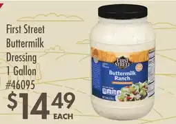 Smart & Final First Street Buttermilk Dressing offer
