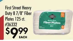 Smart & Final First Street Heavy Duty 8 7/8 Fiber Plates offer