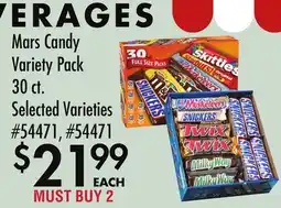 Smart & Final Mars Candy Variety Pack offer