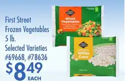 Smart & Final First Street Frozen Vegetables offer