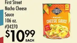 Smart & Final First Street Nacho Cheese Sauce offer