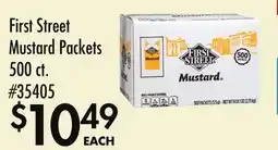 Smart & Final First Street Mustard Packets offer