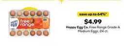 Grocery Outlet Happy Egg Co. Free Range Grade A Medium Eggs offer