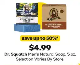 Grocery Outlet Dr. Squatch Men's Natural Soap offer