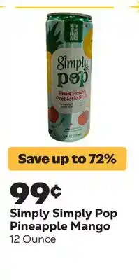 Grocery Outlet Simply Pop Pineapple Mango offer
