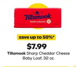 Grocery Outlet Tillamook Sharp Cheddar Cheese Baby Loaf offer
