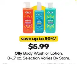 Grocery Outlet Olly Body Wash or Lotion offer