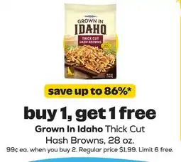 Grocery Outlet Grown In Idaho Thick Cut Hash Browns offer