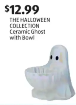 Aldi THE HALLOWEEN COLLECTION Ceramic Ghost with Bowl offer