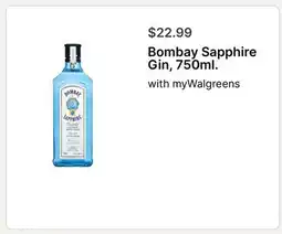Walgreens Bombay Sapphire Gin offer