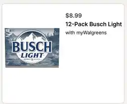 Walgreens 12-Pack Busch Light offer